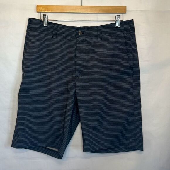Callaway Mens  Stretch Gray Striped Short with Active Waistband size 34 - Picture 1 of 6